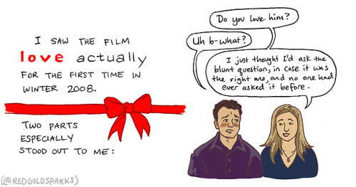 redgoldsparks: When will I get to watch “Queer Love Actually”??? A comic I wrote ov