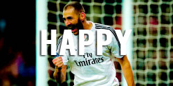 chambeerlain-deactivated2015070:  Happy 27th Birthday Karim Benzema. 