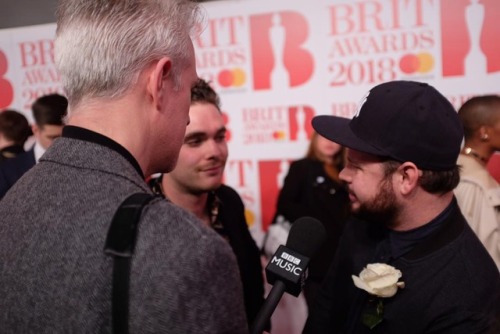 Royal Blood on the red carpet at The BRIT Awards 2018©