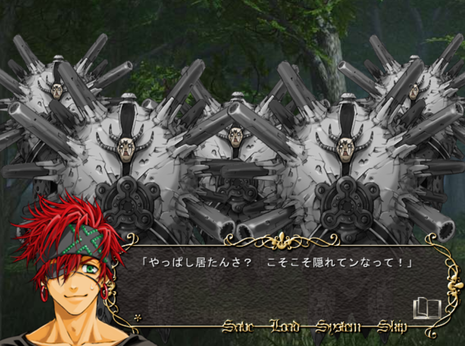screenshot of Lavi faced with a bunch of akuma