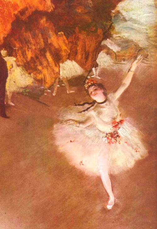 lets-laughagain:Harry Styles x Edgar Degas (pt.1)The Star (Dancer on Stage), 1878Two Dancers in the 