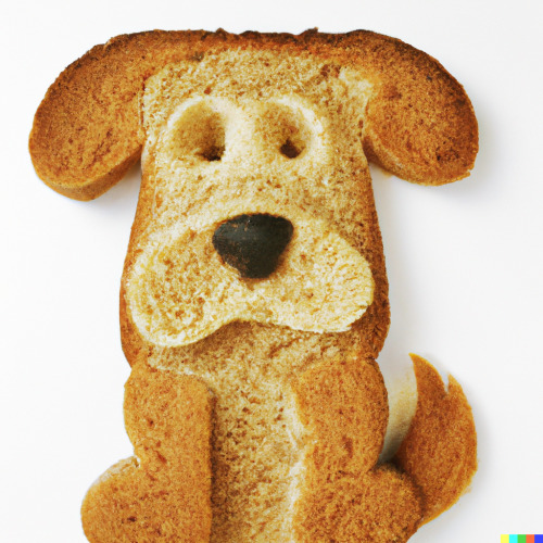 badpsture: AI generated bread dogs op