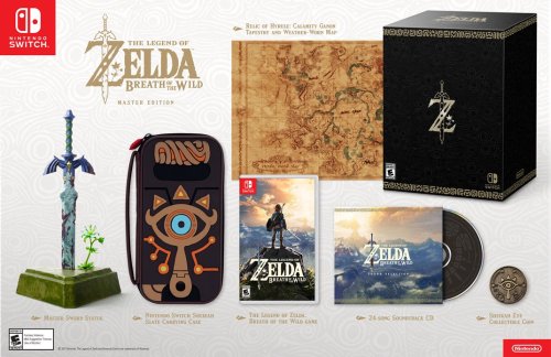 The Legend of Zelda: Breath of the Wild – Switch boxart, Master Edition revealed