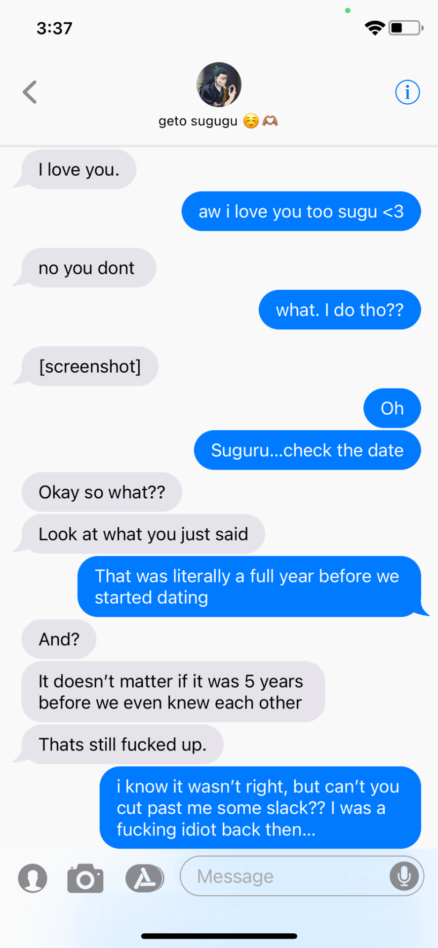 JJK Men Finding Out You Were Dared To Date Them