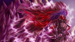 lifoures:Grimtooth is an evil skilled when used by Eremes Guile.  I have more issues with his Soul Destroyer that he can use WHILE HE IS CLOAKED LIKE WHAT THE FUCK WHY CAN HE DO THAT AND I CAN’T.And your colors are epicly pretty oh god I love this art.