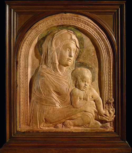 Madonna with Child, attributed to Donatello, Accademia Carrara, Bergamo.