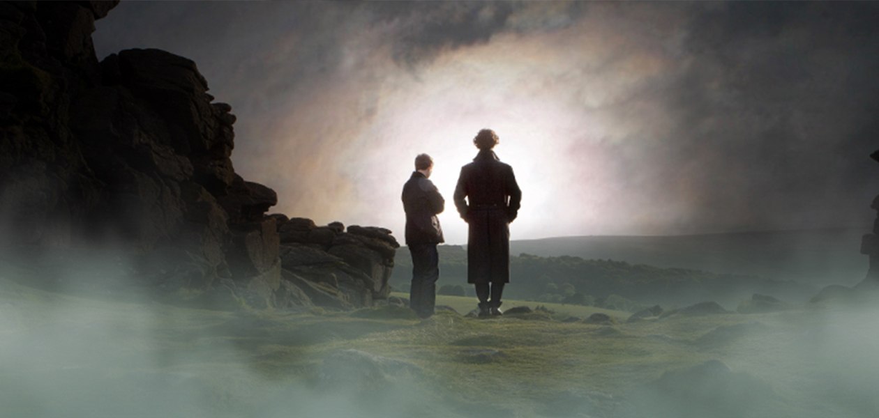 nixxie-fic:  BBC Sherlock - Production Stills - Sherlock &amp; John On Dartmoor