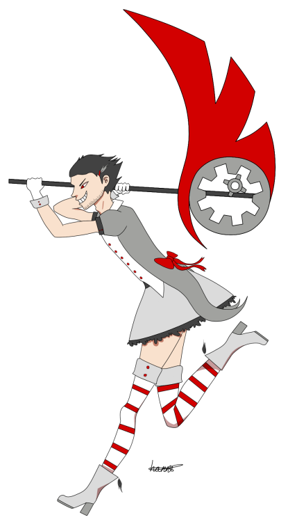 massacrepear: because we all know Qrow wants to be a maiden magical girlso here you gohaving no arm/