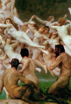 leuc:  William Adolphe Bouguereau, The Oreads (detail), 1902 