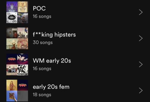 thegaybean: tastefullyoffensive: (via teejus) in case y'all wanna follow these playlists Heady bros 