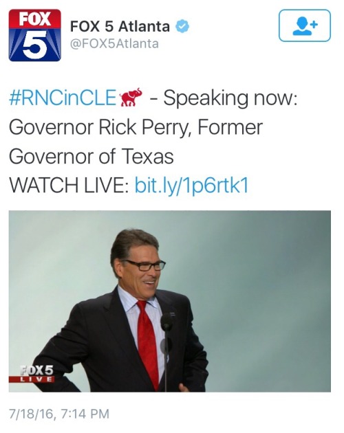 RNC 2016: Rick Perry Super Confident