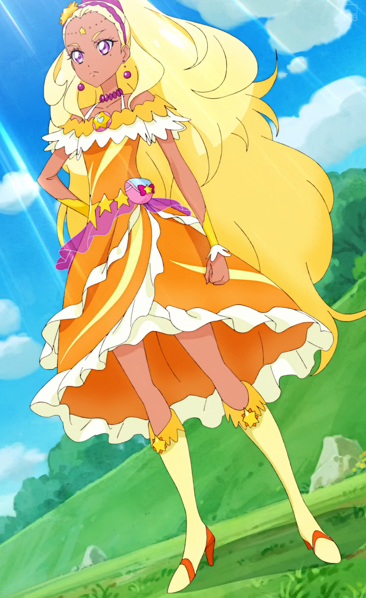 Pretty Cure Wiki - Star Twinkle Precure Cure Soleil, HD Png