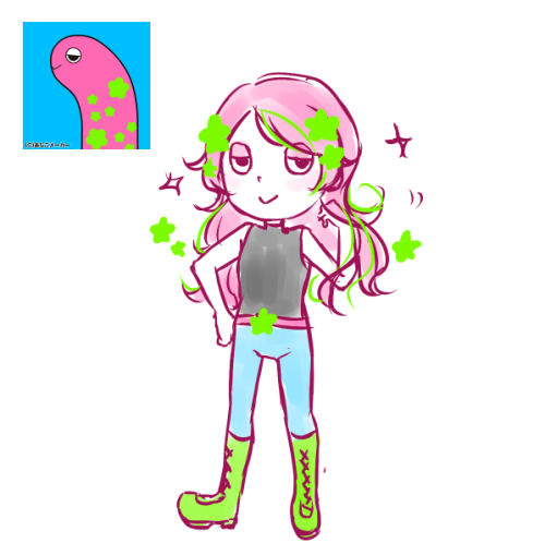 …. it was supposed to be something idk and then ?????? I wanted to post it  redrew my old eel