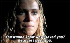 fffreckles:  Clarke/Lexa/Anya Parallels 