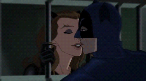 You & Me. Bat & Cat. In the dark. Making sparks. — countessbatman: Almost  BatCat kiss in Batman vs....