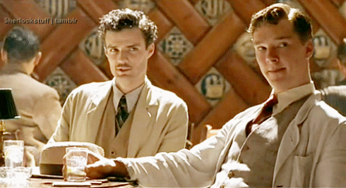 sherlockstuff: Benedict Cumberbatch in Cambridge Spies I’m watching this now so what better ti