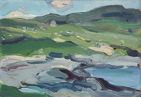 igormaglica: Samuel John Peploe (1871-1935), Barra, 1903. oil on panel, 16.1 x 23.8 cm