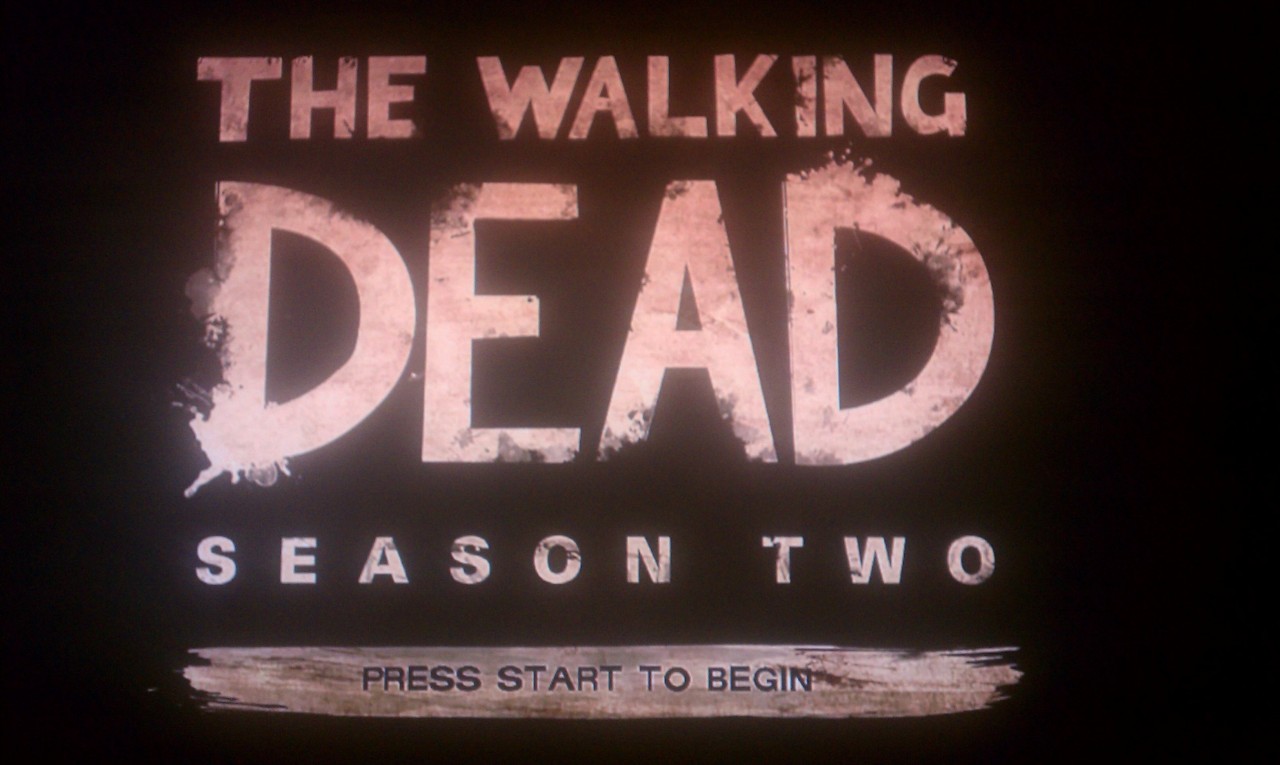 Getting ready to play The Walking Dead Season Two! Please don&rsquo;t make me