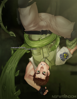 thensfwfandom: thensfwfandom:   This is what happens when you don’t make the V-Jolt against Plant 42   Chris Redfield from Resident Evil  (Exclusive content and early acces on my patreon!!!)   Happy Earth Day!!! Love your plants as much as they love