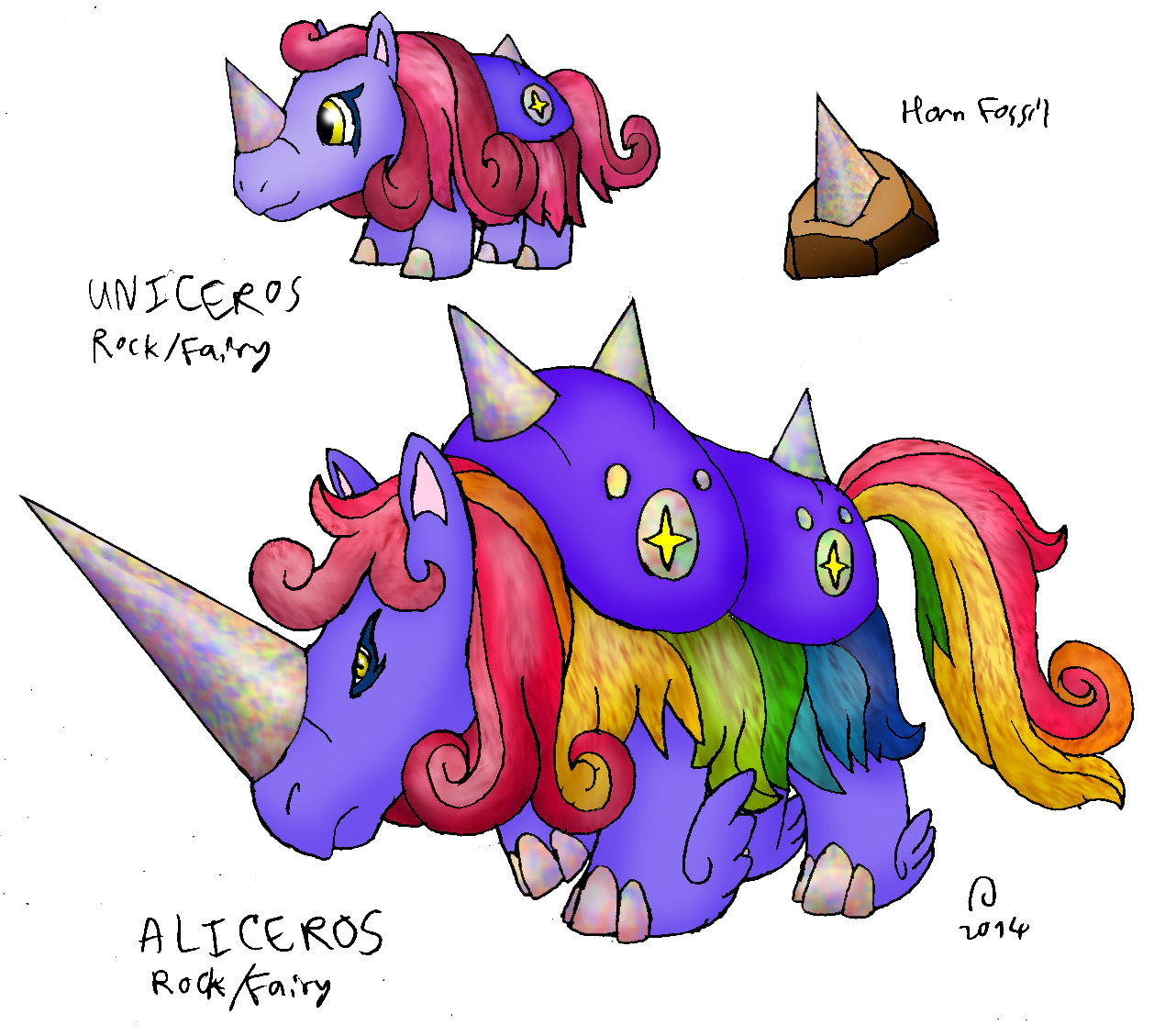 Omnis Region Name Uniceros Unicorn Rhinoceros Type