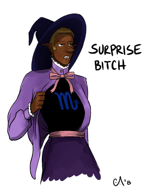 geekyowlet: sidneyia: hello and welcome to the dumbest thing i’ve ever drawn [image descriptio