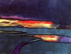 Sunset ~ Emil Nolde