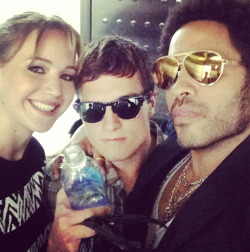 :  “@LennyKravitz At #comiccon for