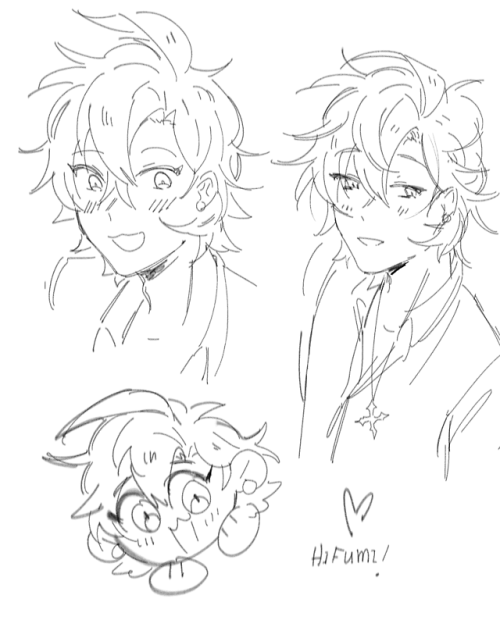 dohifu doodles + hifumins facing left