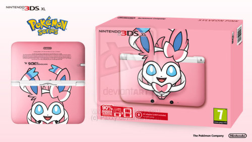 frantzfandom:  zuperblog:  Nintendo 3DS XL Pokemon Series by paxxy  Oh god  But… but that’s now how you hold your DS D: these are so cute but the fact that they’d be upsidedown toward everyone would drive me bonkers.