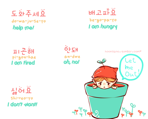 hoonsena:  Okay, here my 2nd lesson ! We will learn some negatory sentences in Korean! :) I hope it helps~ fanart by smile 