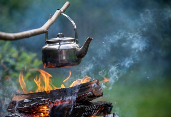 Elisandra Illustration — An Easy Way to Boil Water Using a tea Kettle