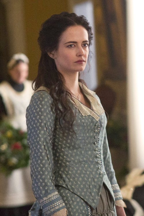 costumeloverz71:Vanessa Ives (Eva Green) Blue dress.. Penny Dreadful (2014-2016).. Costume by Gabrie