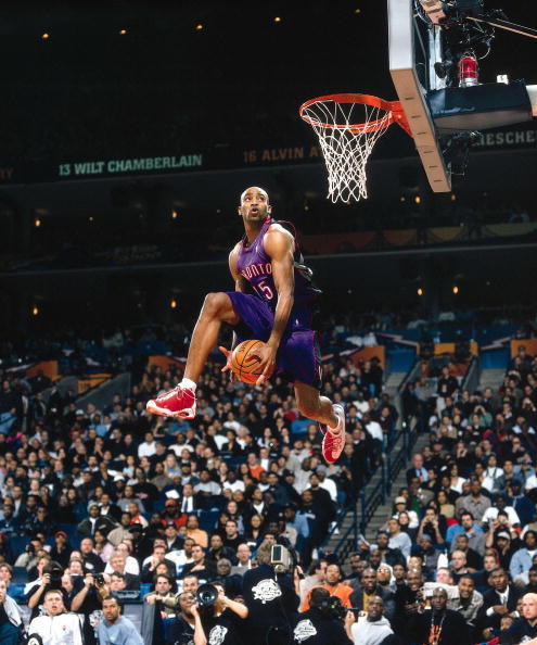 The 2000 Slam Dunk Contest also happened today, thirteen years ago.