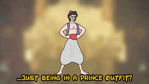 collegehumor:It’s Aladdin! [Click to watch]He can show you the world, since you’re super dumb and do