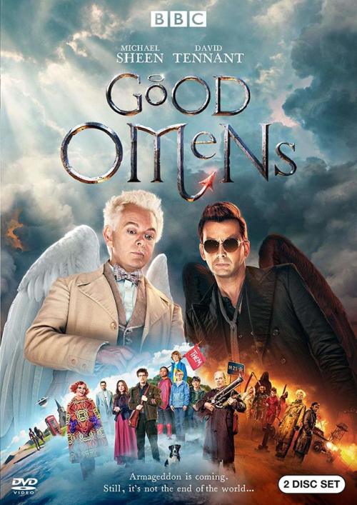 fuckyeahgoodomens:LOOK AT THE UPCOMING DVD COVER!Looks amazing! :) amazon.com DVD / Blu-ray - $24.01