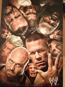 There is something so dirty about this poster. Feel like I’m down on my knees in front of the entire roster! ;) -I would actually want to sleep with every wrestler here&hellip;except Mark Henry! :P