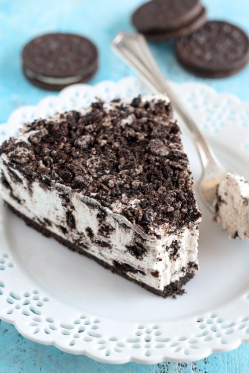 foodffs:NO-BAKE OREO CHEESECAKE Really nice porn pictures