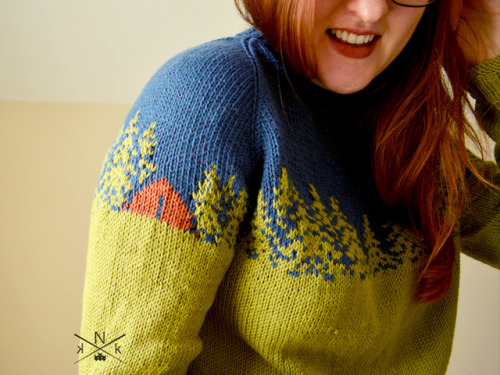 Forest Sweater up on EtsyOr knit it yourself –> Pattern