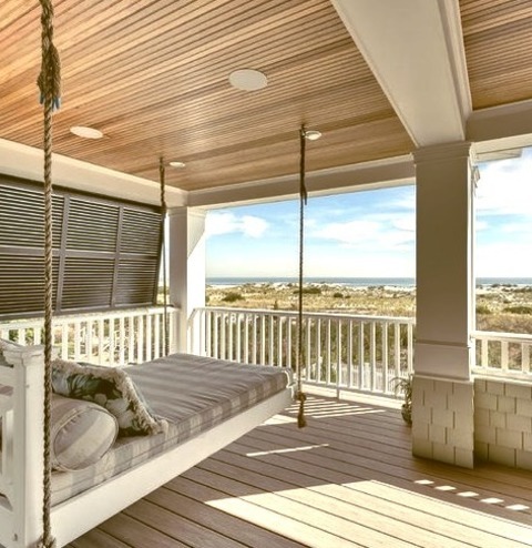 Roof Extensions Deck PhiladelphiaMid-sized Coastal Deck Design With An Addition To The Roof.