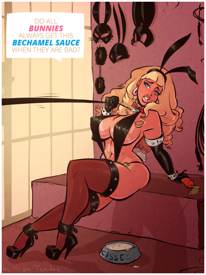 Bunny Cisse - Bechamel - Cartoon PinUp CommissionCompliments to the chef :)Commission