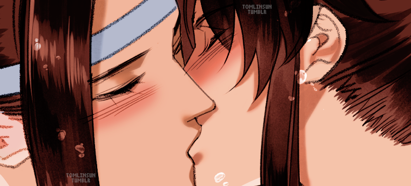 Uncensored wangxian blindfolded kiss from the manhua :) : r/MoDaoZuShi