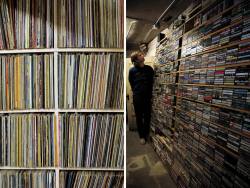 virtchu:  artistiq-ue:  Thurston Moore’s (Sonic Youth) basement  This is beautiful 