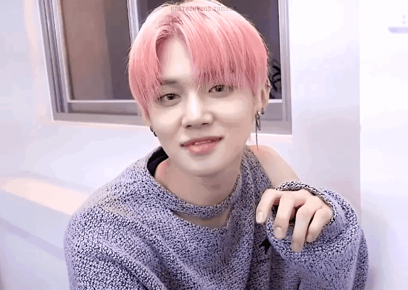 kngtaehyuns: i present to you: pink haired yeonjun : Ultimate Kpop Network