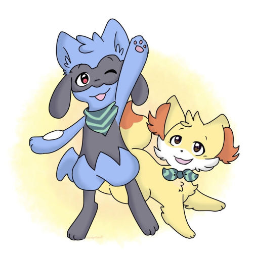 mandymiriana:A doodle of Storm and Primrose of The Heroes! A PSMD team, this duo of cuties is here t