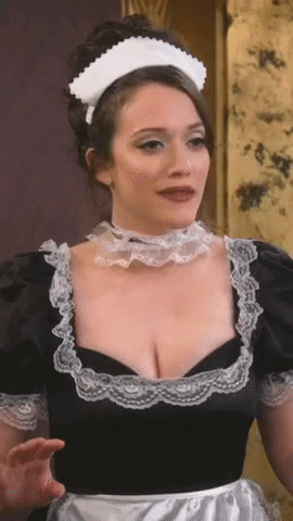 Kat Dennings french maid