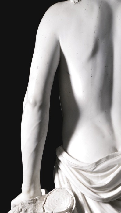 Orpheus with his lyre.1885.White marble.H : 211 cm.Art by William Wetmore Story.(1819-1895).