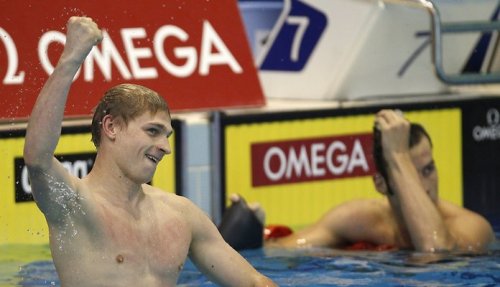hotfamousmen:  polish-hunks:  And the winner is… The gold medal of The   European Aquatics Championships London 2016 in swimming at the distance of 200 m backstroke goes to… Radoslaw Kawecki Congratulations!     Radosław Kawęcki  