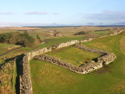 archaicwonder:Haunted Hadrian’s Wall: Milecastle 42 Roman FortHadrian’s Wall, dating from AD 122, ex