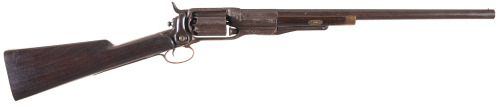 Rare Colt Root Model 1855 percussion revolving shotgun in 10 gauge.