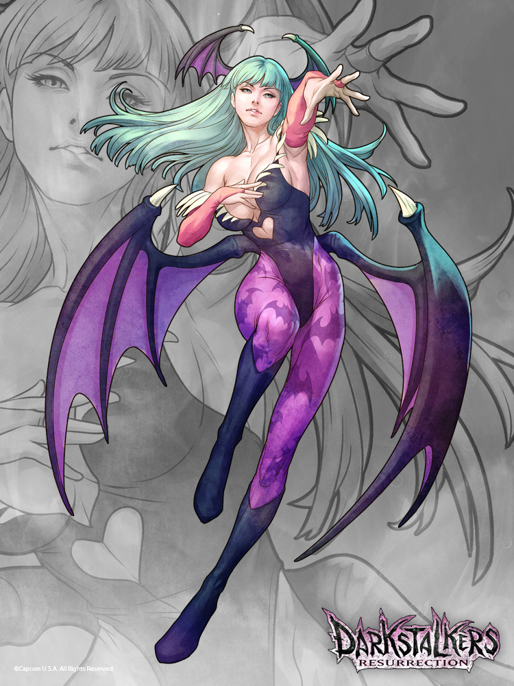 gamefreaksnz:  Darkstalkers Resurrection by Stanley Lau (via:xombiedirge)